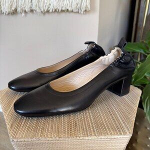 Everlane Black Leather Heels